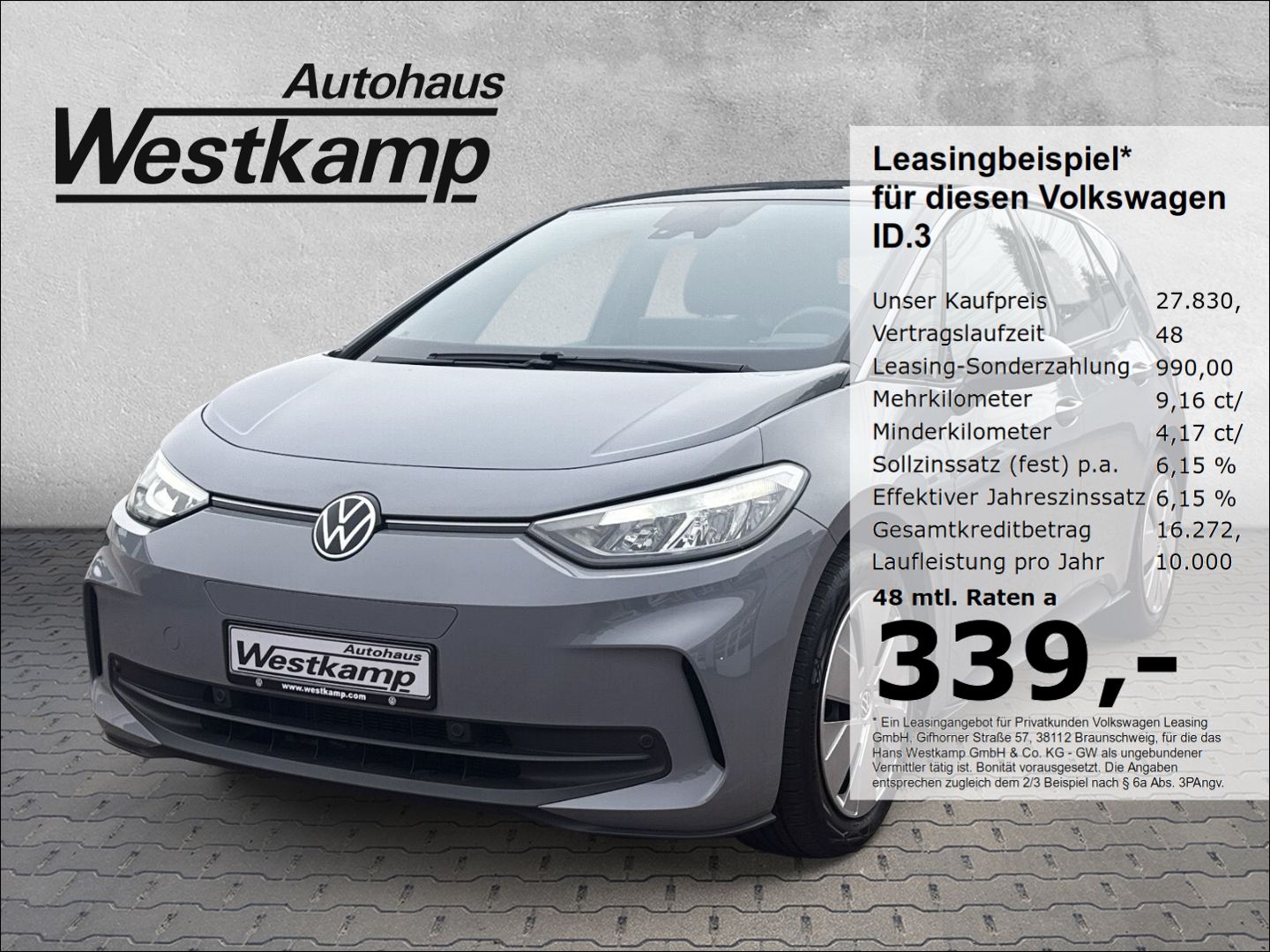 VW ID.3 Pro 58 kWh Led App-Connect