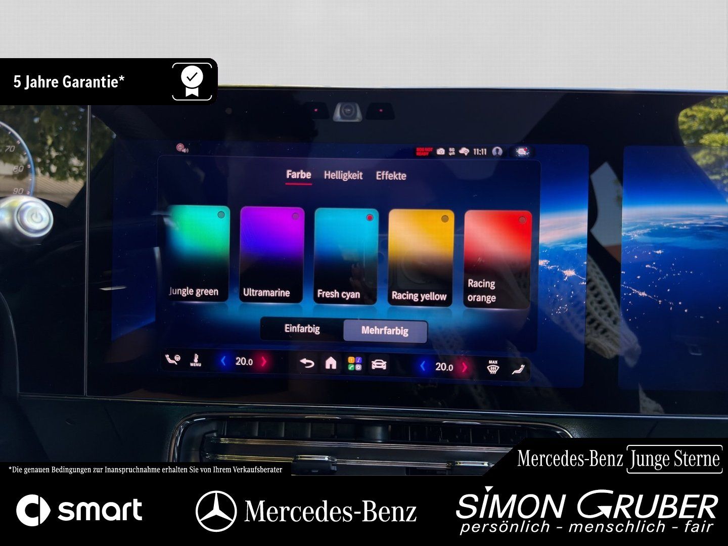 Fahrzeugabbildung Mercedes-Benz CLA 350 4M Shooting Brake AMG Burm Superscreen