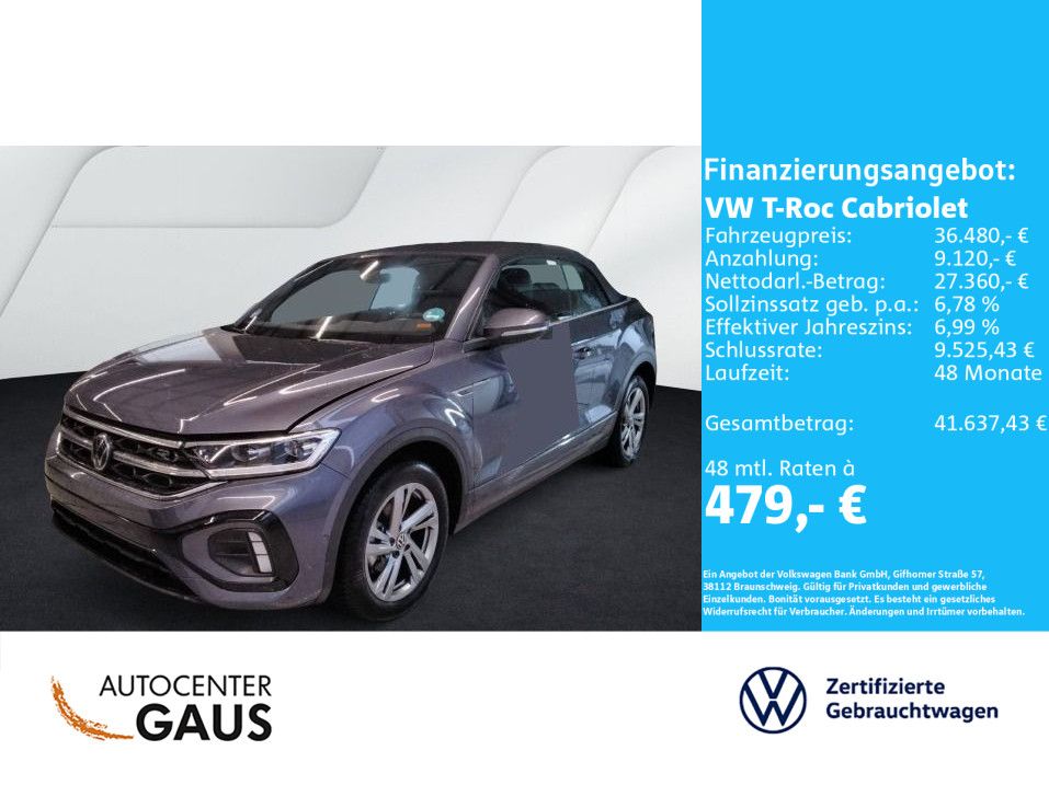T-Roc Cabriolet R-Line 1.5 TSI DSG AHK*Navi*LED