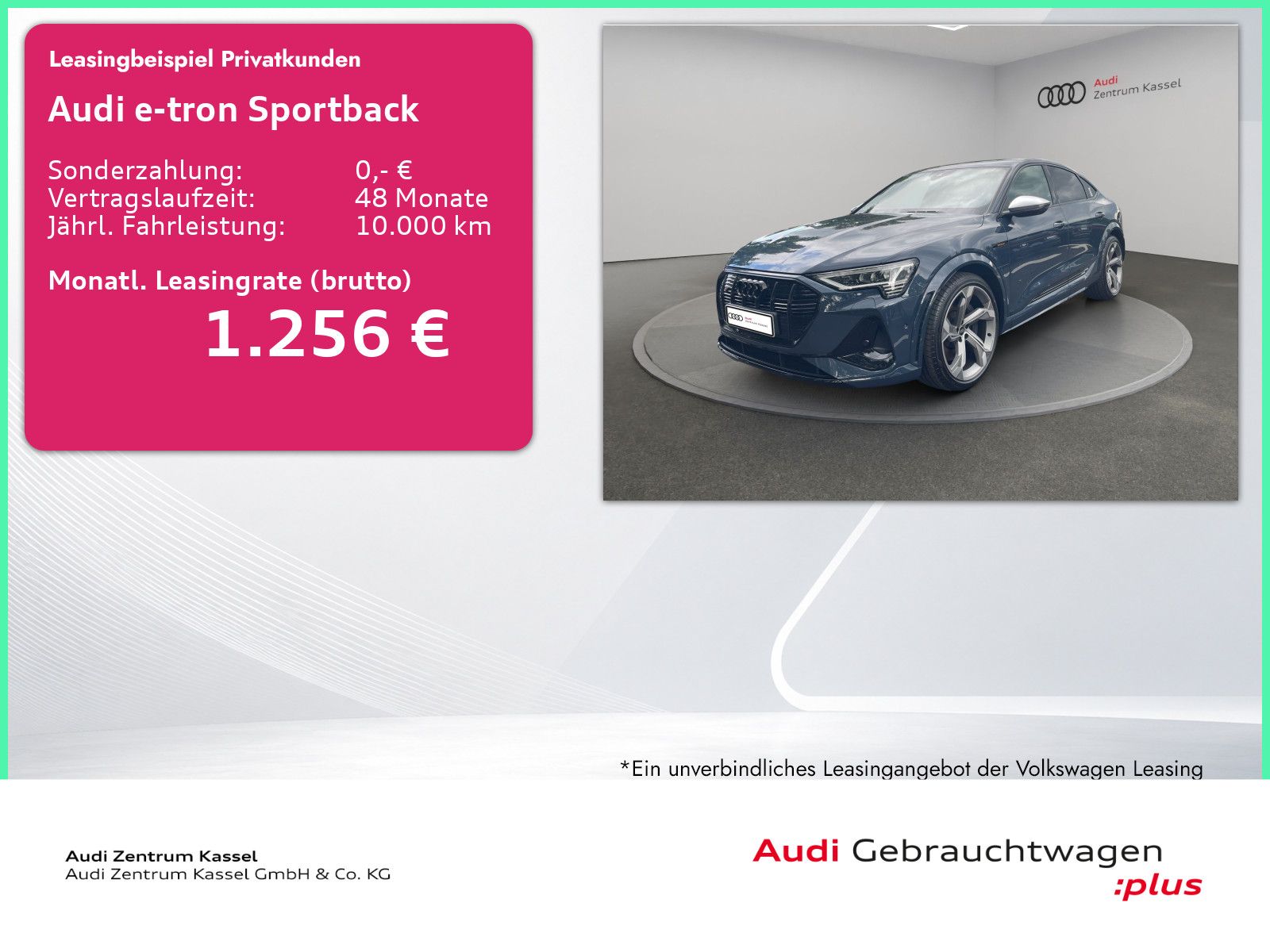 Audi e-tron Sportback S Matrix B&O Pano HuD 360°