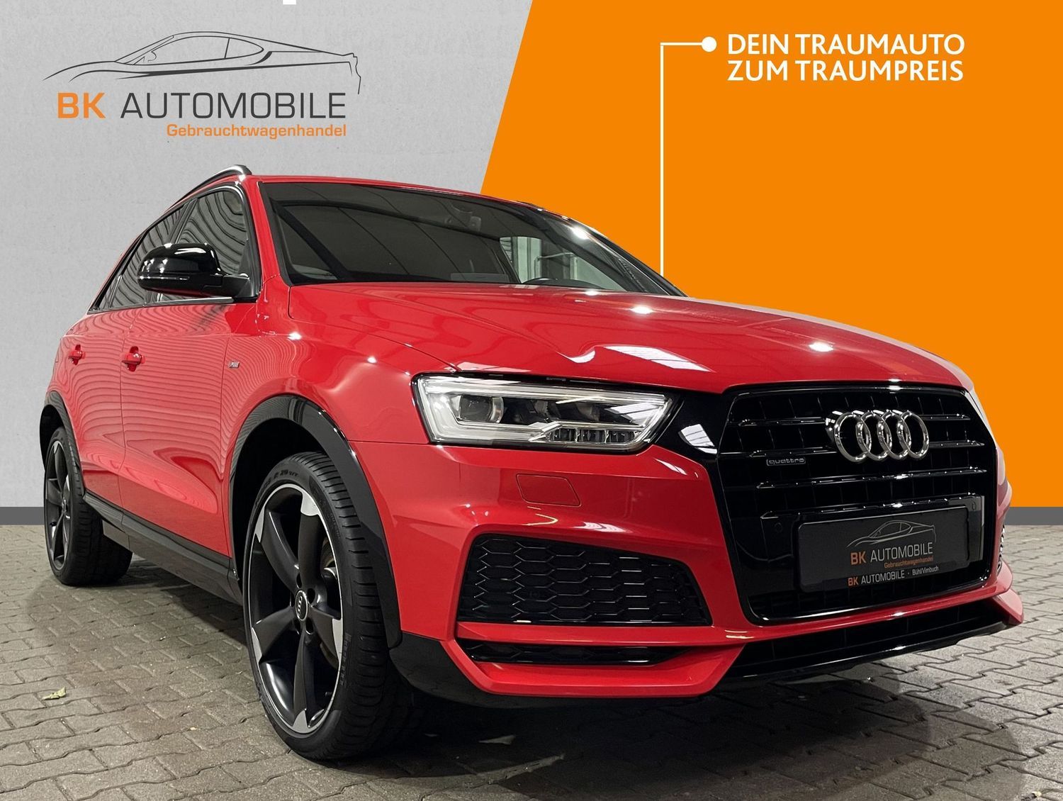 Fahrzeugabbildung Audi Q3 2.0TFSI quat S line Competition#LED#Black#20"