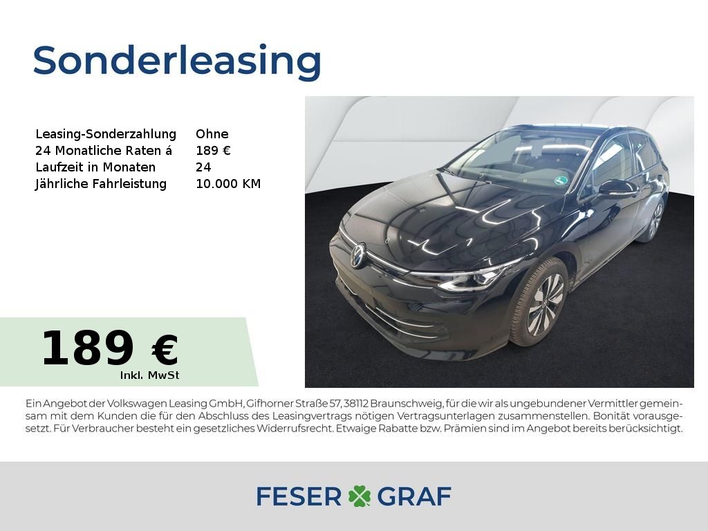 Volkswagen Golf 8 1.5 TSI Goal AHK Alu 16" LED+ Navi Sitzh.