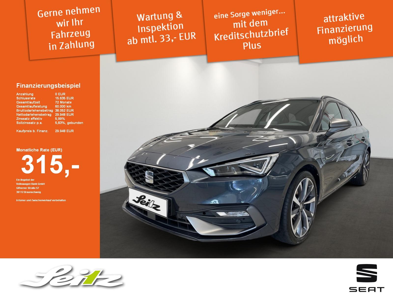 Seat Leon Sportstourer 2.0 TDI FR *MATRIX*PANO*BEATS*