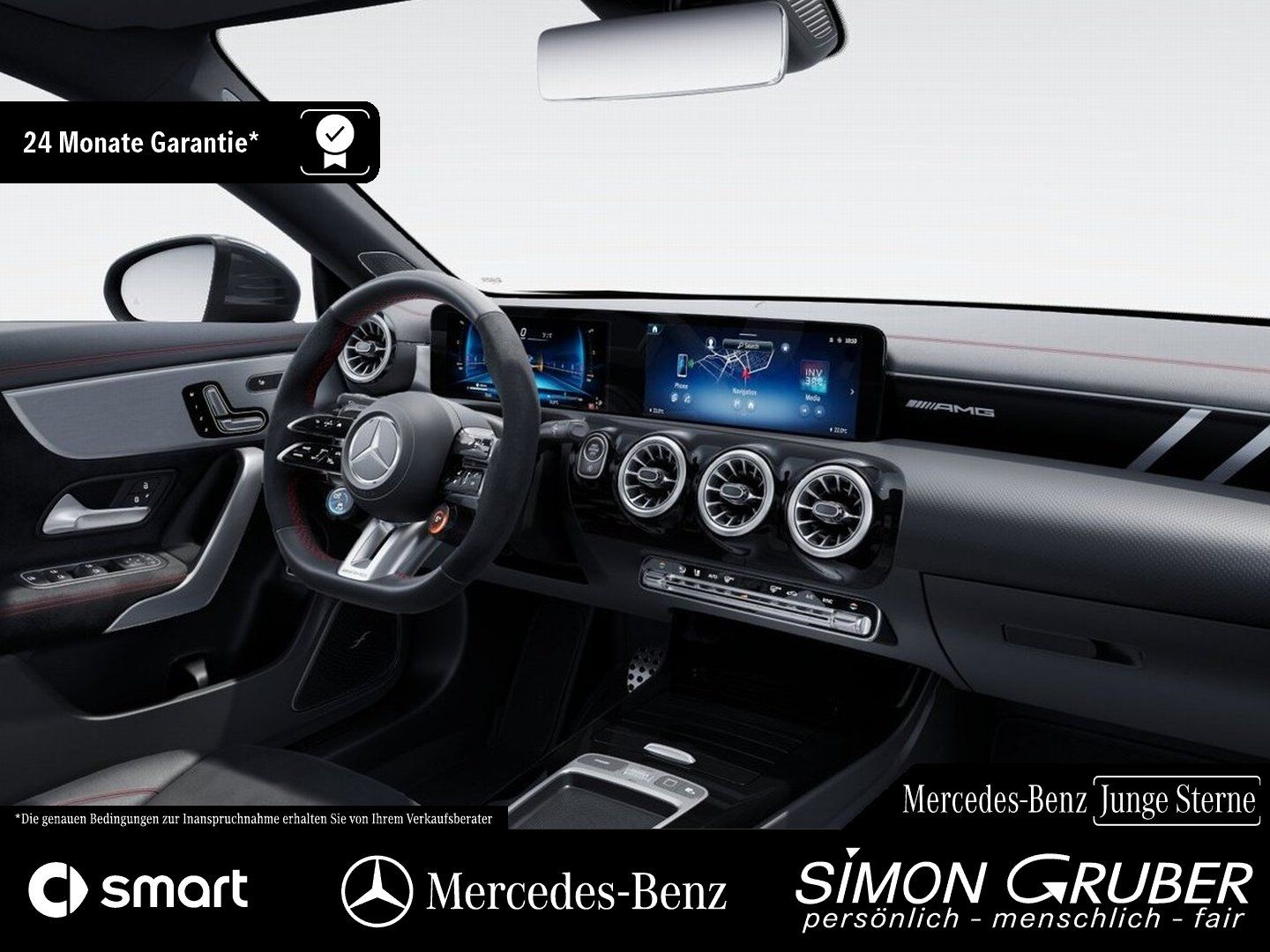 Fahrzeugabbildung Mercedes-Benz CLA 45 S 4M AMG Aero Burm Pano MBeam 360 drivers