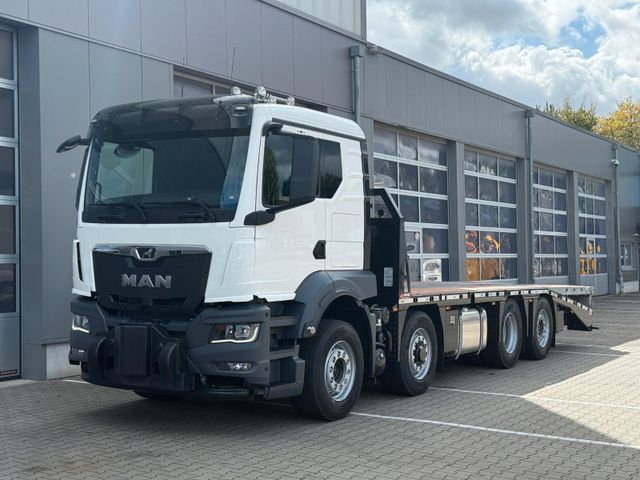 MAN TGS 35.520 8x2H Maschinentransporter Funk* Seil*