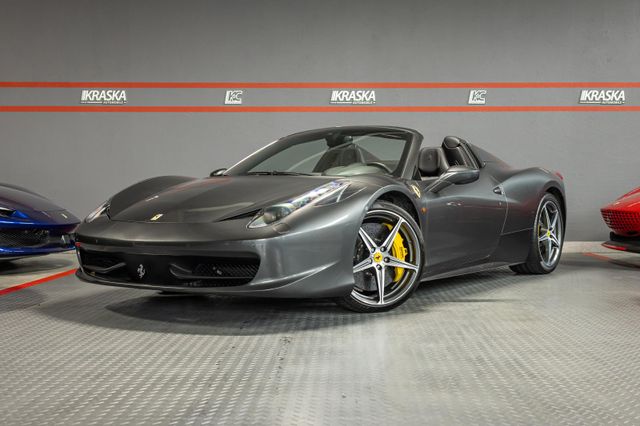 Ferrari 458 Spider Grigio Silverstone AFS JBL LIFT SEATS