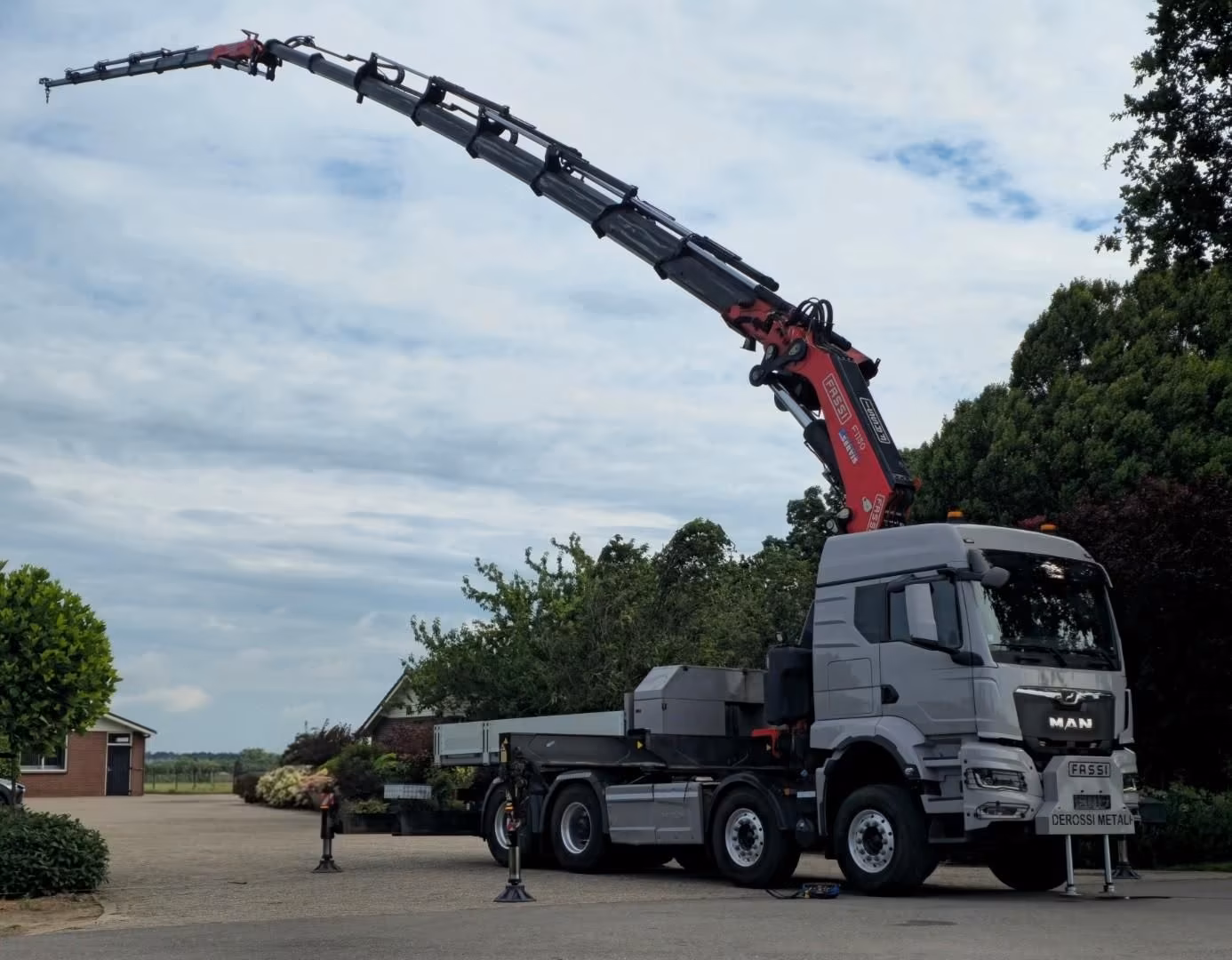 MAN TGS 37/510 8x4 FASSI 115tm KRAN/ FYJIB/WINDE/ TR