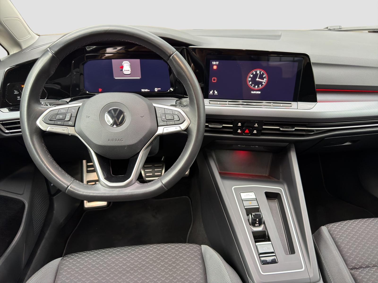 Volkswagen Golf VIII 2.0 TDI IQ-Light HUD Kam Keyl Navi AHK, миниатюра 11