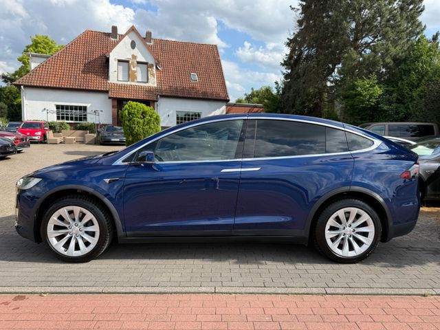 Tesla Model X 90D*CCS*Vollleder weiss*AHK*Winter*Luft