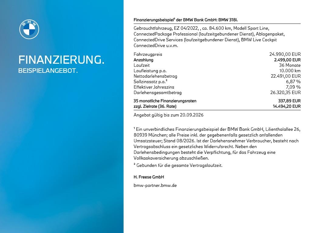 BMW 3 Series i Touring AHK RFK SPORTSITZE LED SHZ TEMPOMAT, миниатюра 23