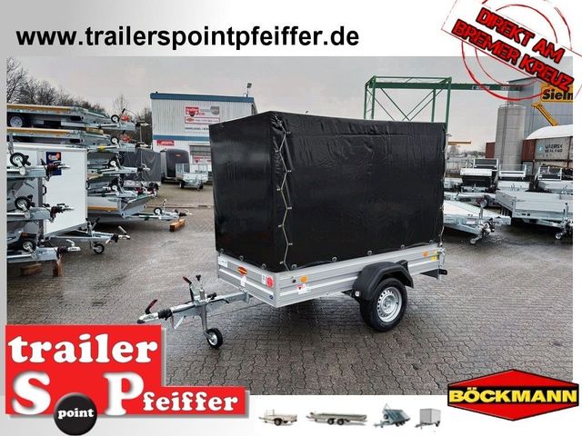 Böckmann TL-AL 2513/135 ALU Tieflader Anhänger  Hochplane