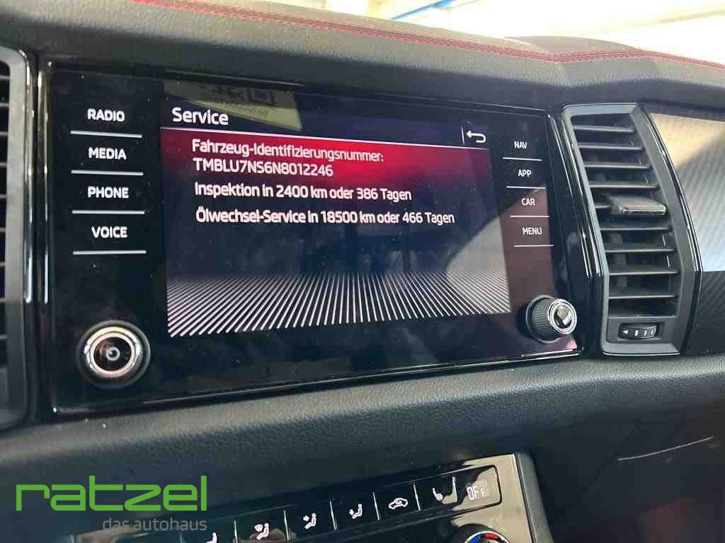 Fahrzeugabbildung SKODA Kodiaq KODIAQ RS TSI 2.0 StandHZG AHK Navi LED M