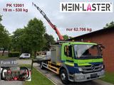 Mercedes-Benz 1523 Atego  PK 12001  19m Funk 62.706 km - Mercedes-Benz 1523