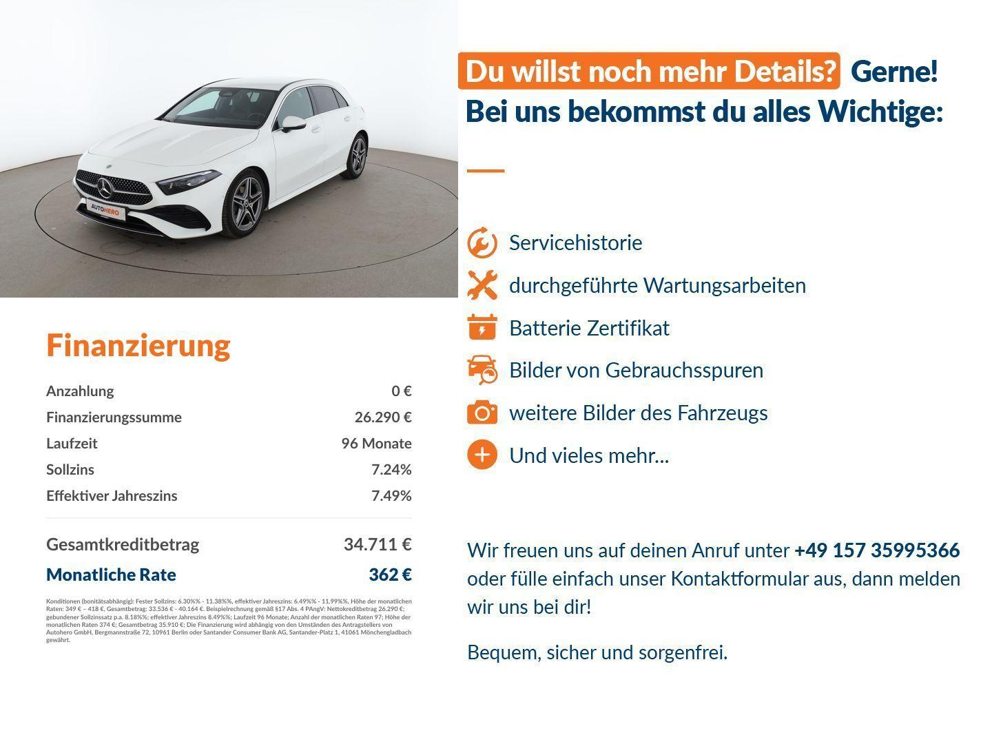 Mercedes-Benz A-Class AMG Line Aut.*LED*TEMPO*CAM*PDC*SHZ*KLIMA*, миниатюра 14