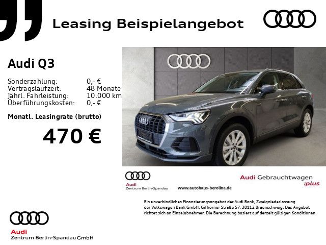 Audi Q3 45 TFSI e S tr. *MATRIX*NAV+*AHK*R-CAM*