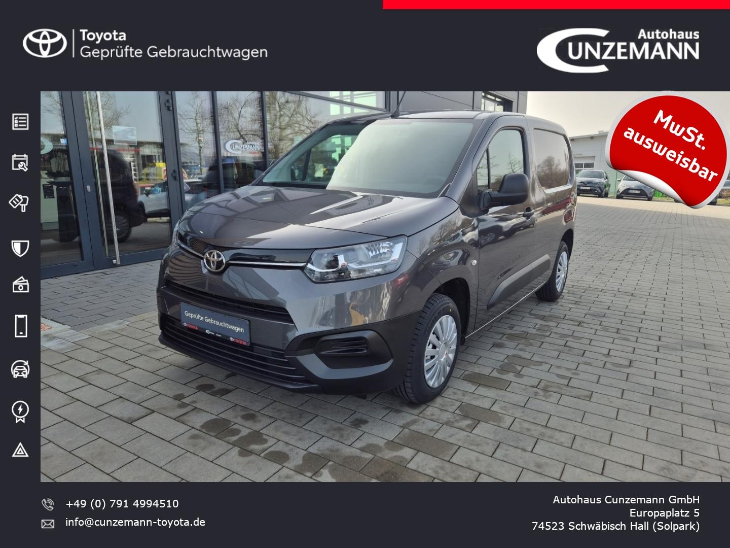 Toyota Proace City 1.2 l Turbo L1 Duty inkl. AHK