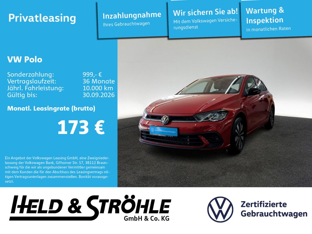 Volkswagen Polo GOAL 1.0 TSI DSG AHK LED NAVI KAM PDC SHZ
