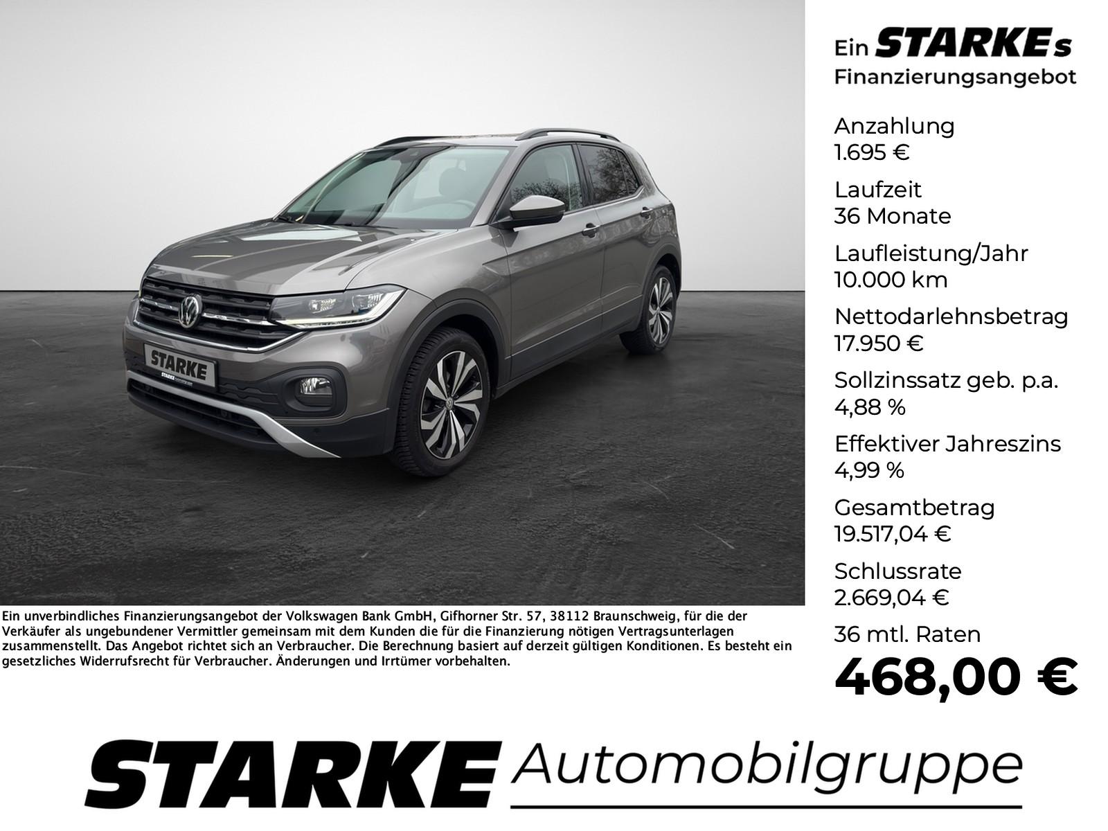 Volkswagen T-Cross 1.0 l TSI DSG Life  AHK Navi LED PDC LM 