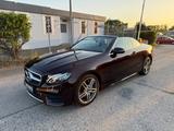 Mercedes-Benz E 220d E Cabrio 4Matic AMG Line Burmester - Mercedes-Benz E 220: Rot, Leder