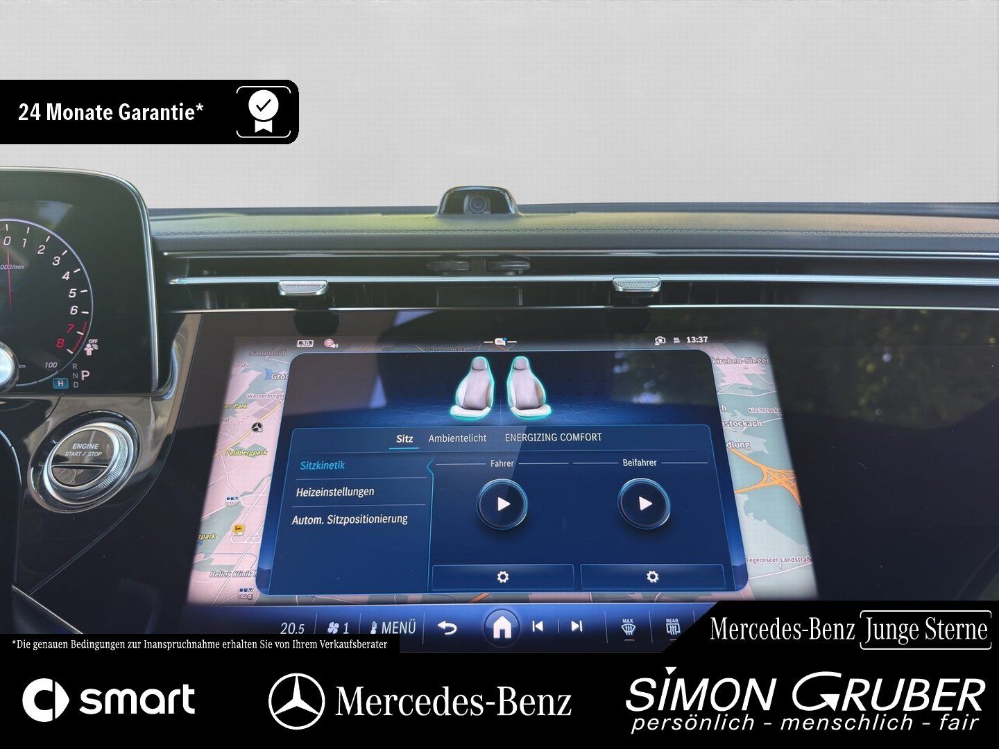 Fahrzeugabbildung Mercedes-Benz E 300 e AMG Pano Superscreen Sitzklima HUD Burm