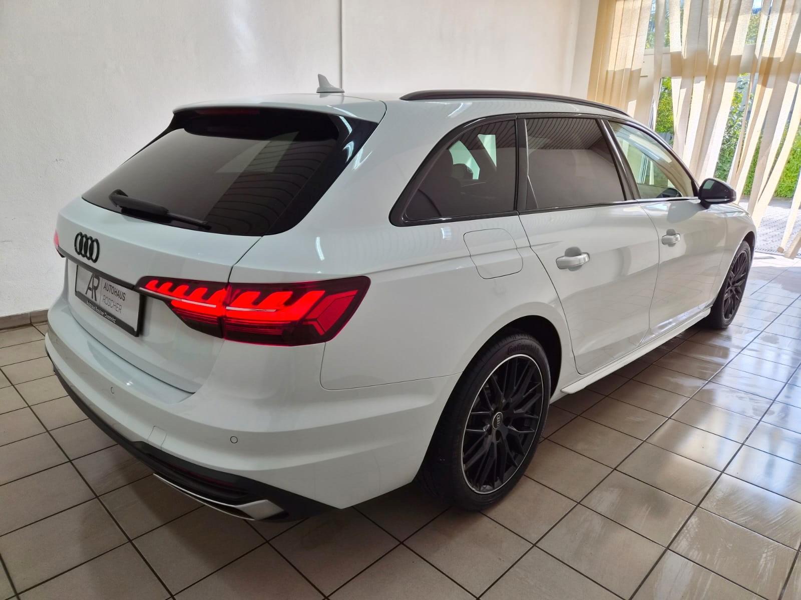 Audi A4 Av. 35 TFSI S Line Gletscherweiß+Optikschwarz