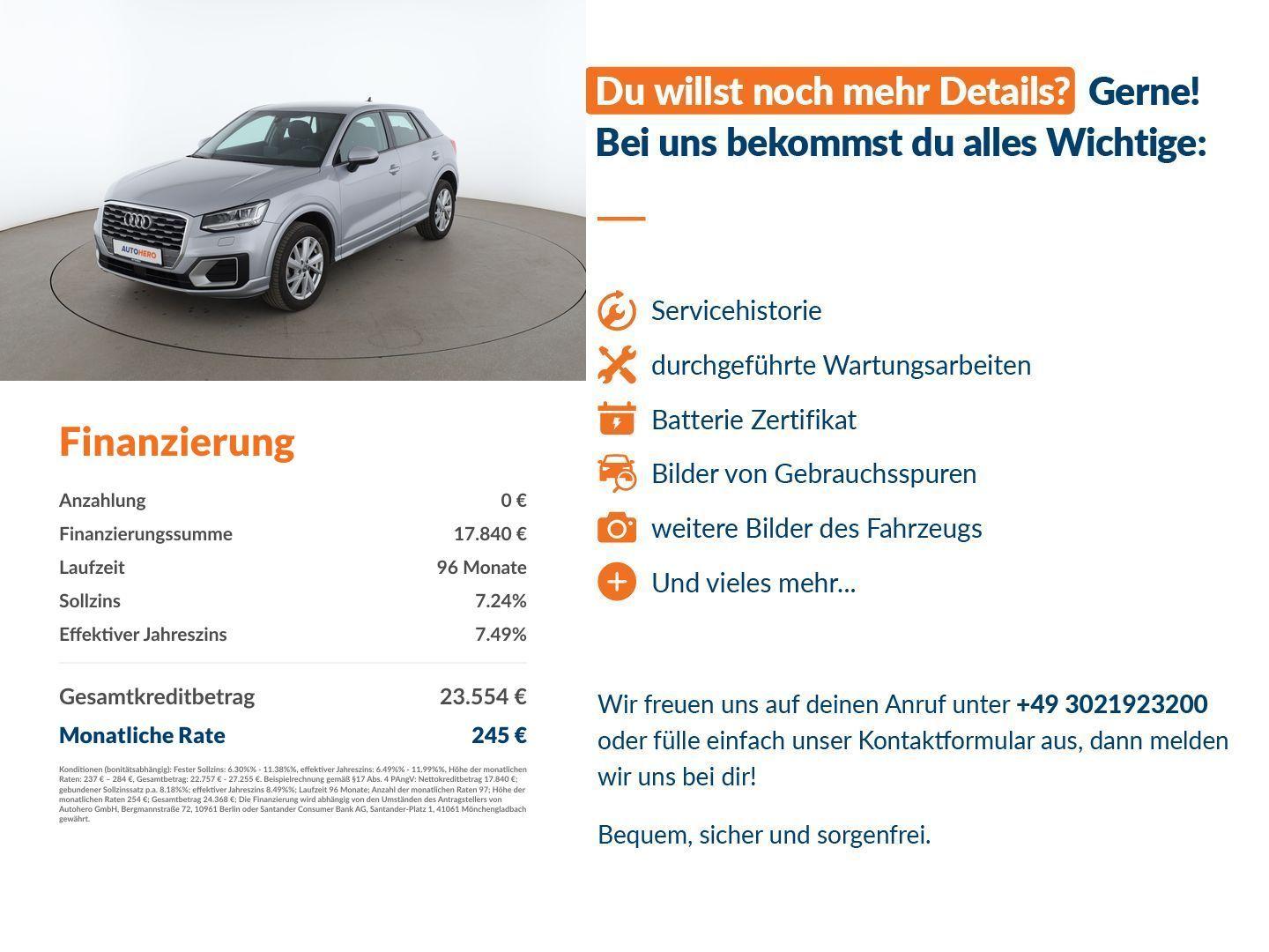 Audi Q2 35 TFSI Sport*NAVI*TEMPO*PDC*SHZ*AHK*ALU*