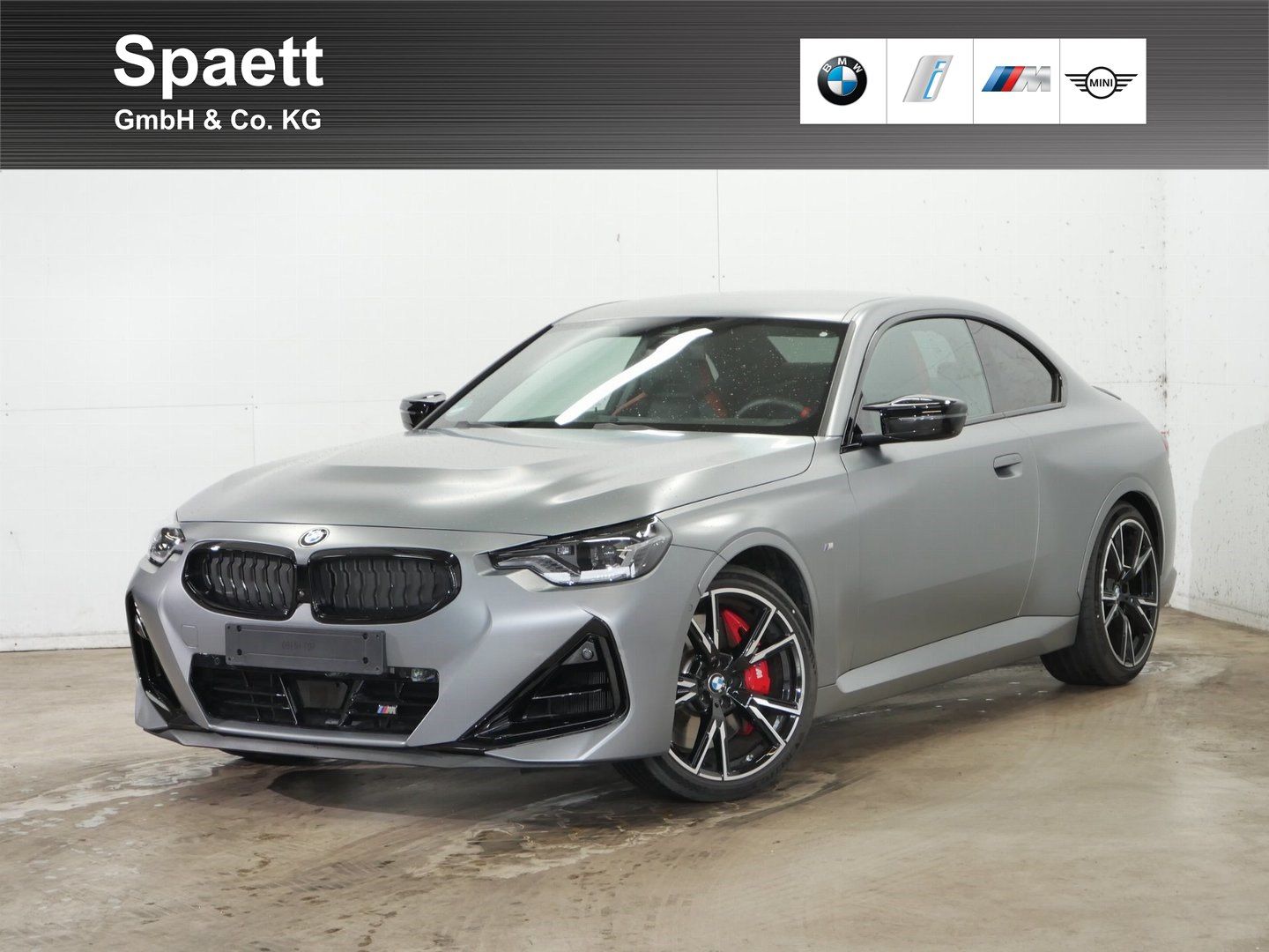 BMW M240i xDrive Frozen Grey 360° ACC DrivAss HamrKa