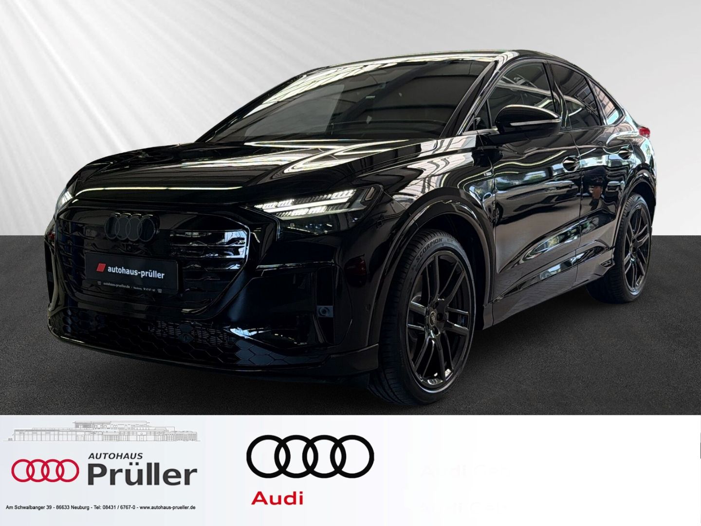 Audi Q4 e-tron Sportback qu S line 360°+AHK+HuD+Navi