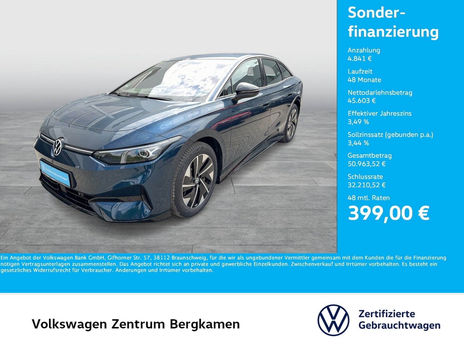 Volkswagen ID.7 PRO S WÄRMEPUMPE HARMAN KARDON AHK 360°CAM foto 1