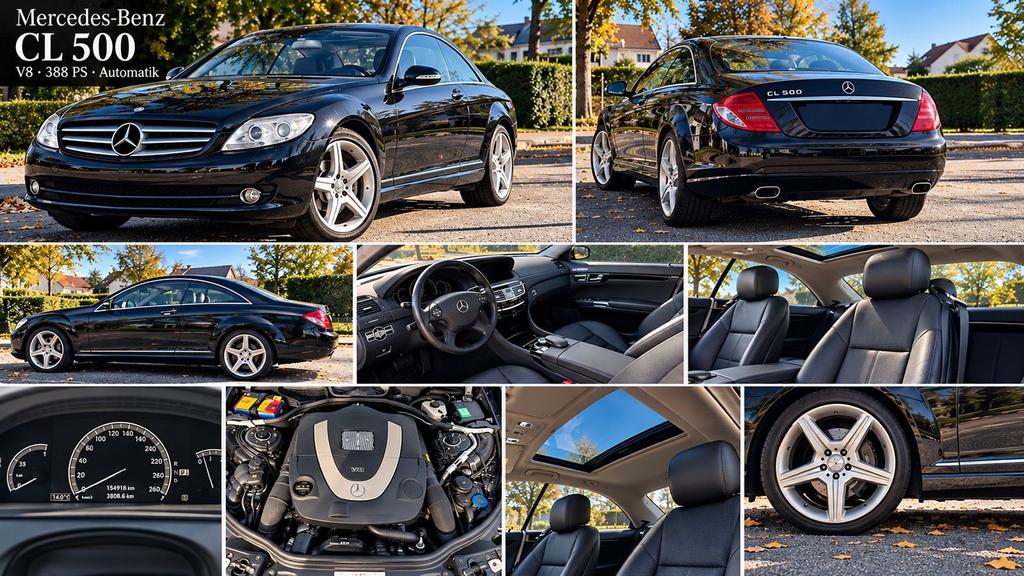 Mercedes-Benz CL 500 | V8 | 367 PS | TÜV 0...