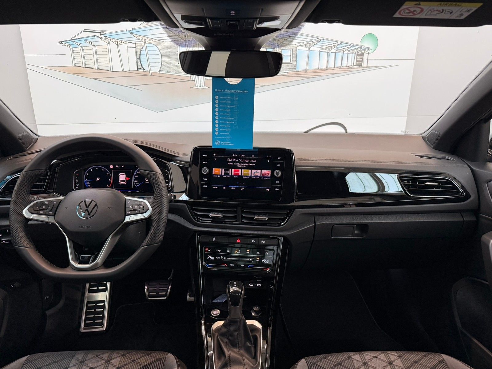 Fahrzeugabbildung Volkswagen T-Roc R-Line 1,5 TSI DSG + Black Style +Pano+ACC