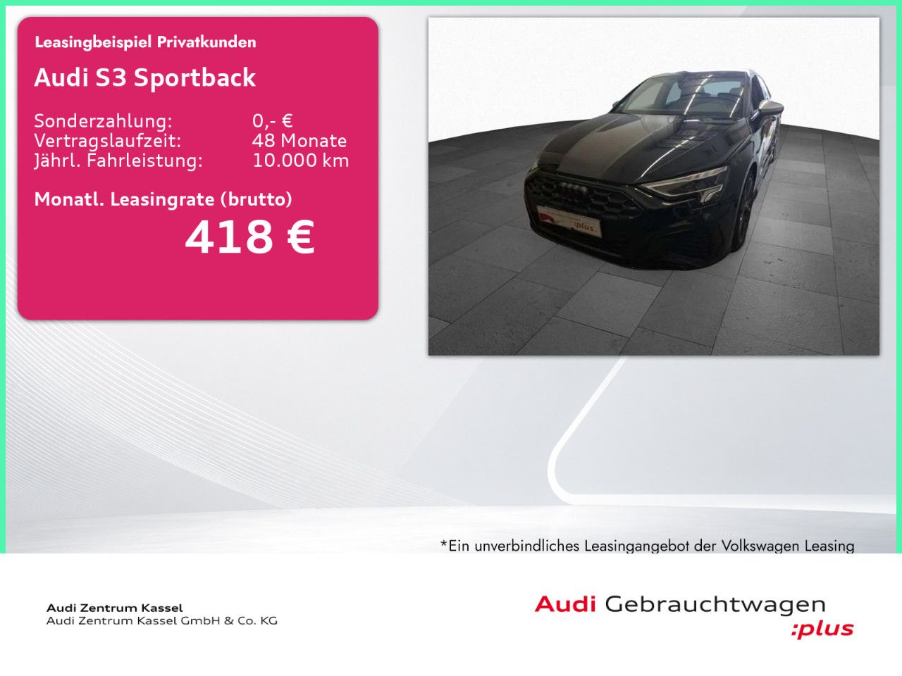 Audi S3 Sportback 2.0 TFSI quattro LED PDC+ Carplay