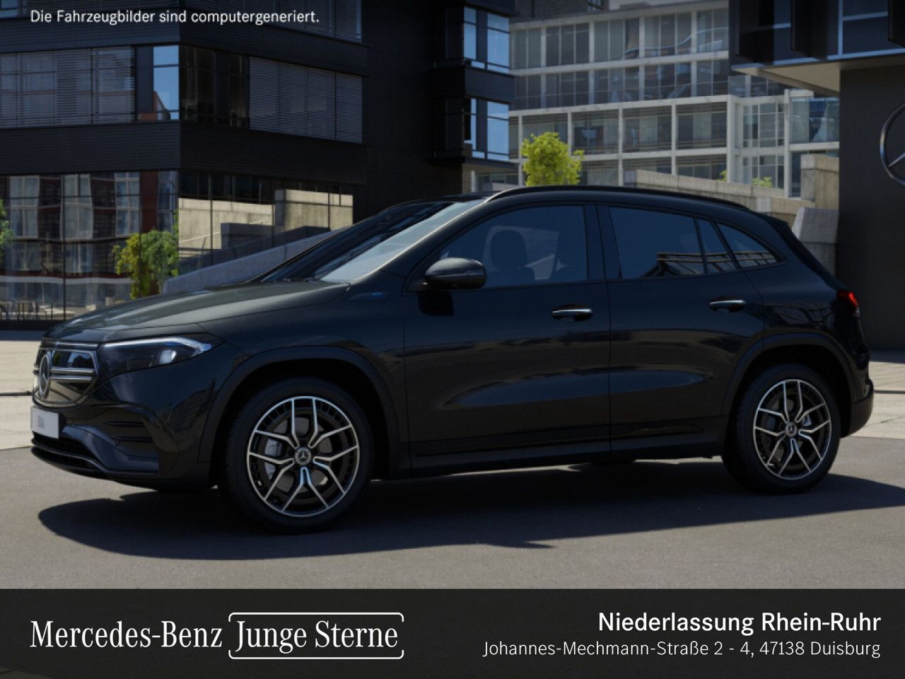 Mercedes-Benz EQA 350 4M AMG/Night/Fahrass/Pano/Volldig/AHK foto 3