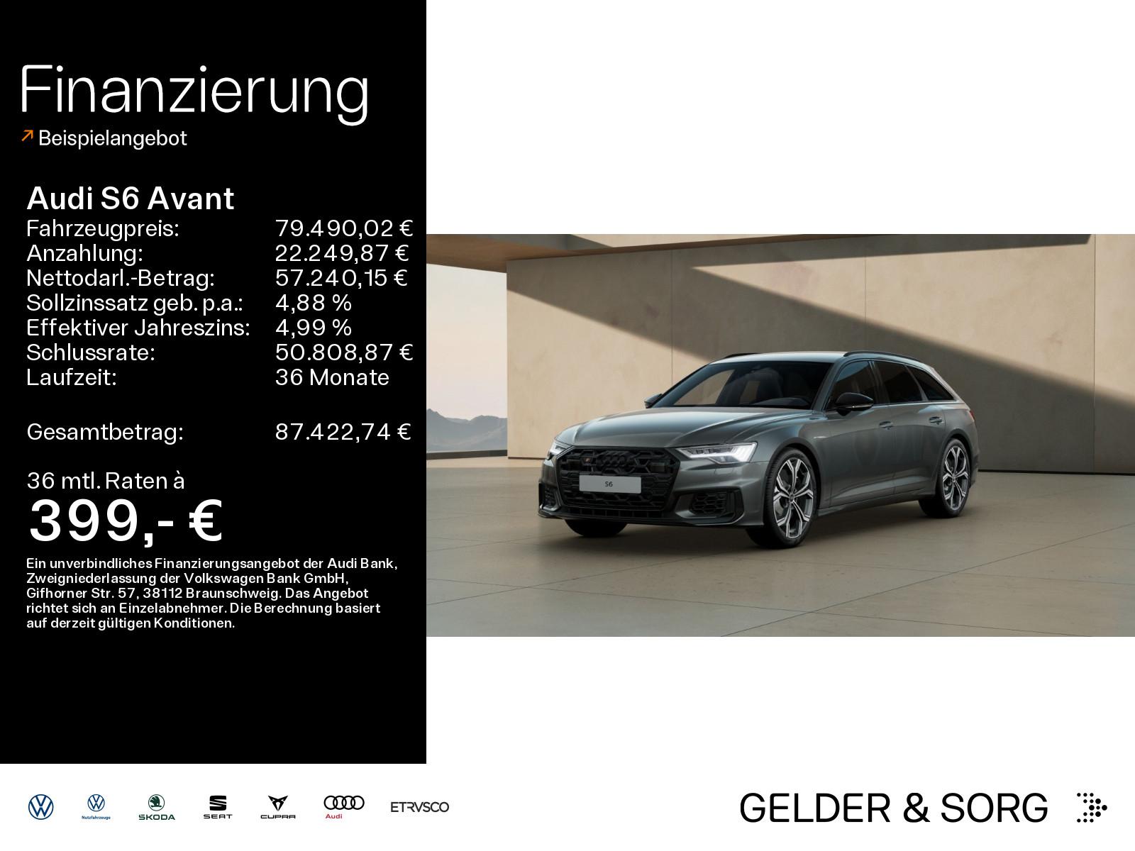 Audi S6 Avant TDI qu. *HD-Matrix*AHK*Air*B&O*S-Sitze*