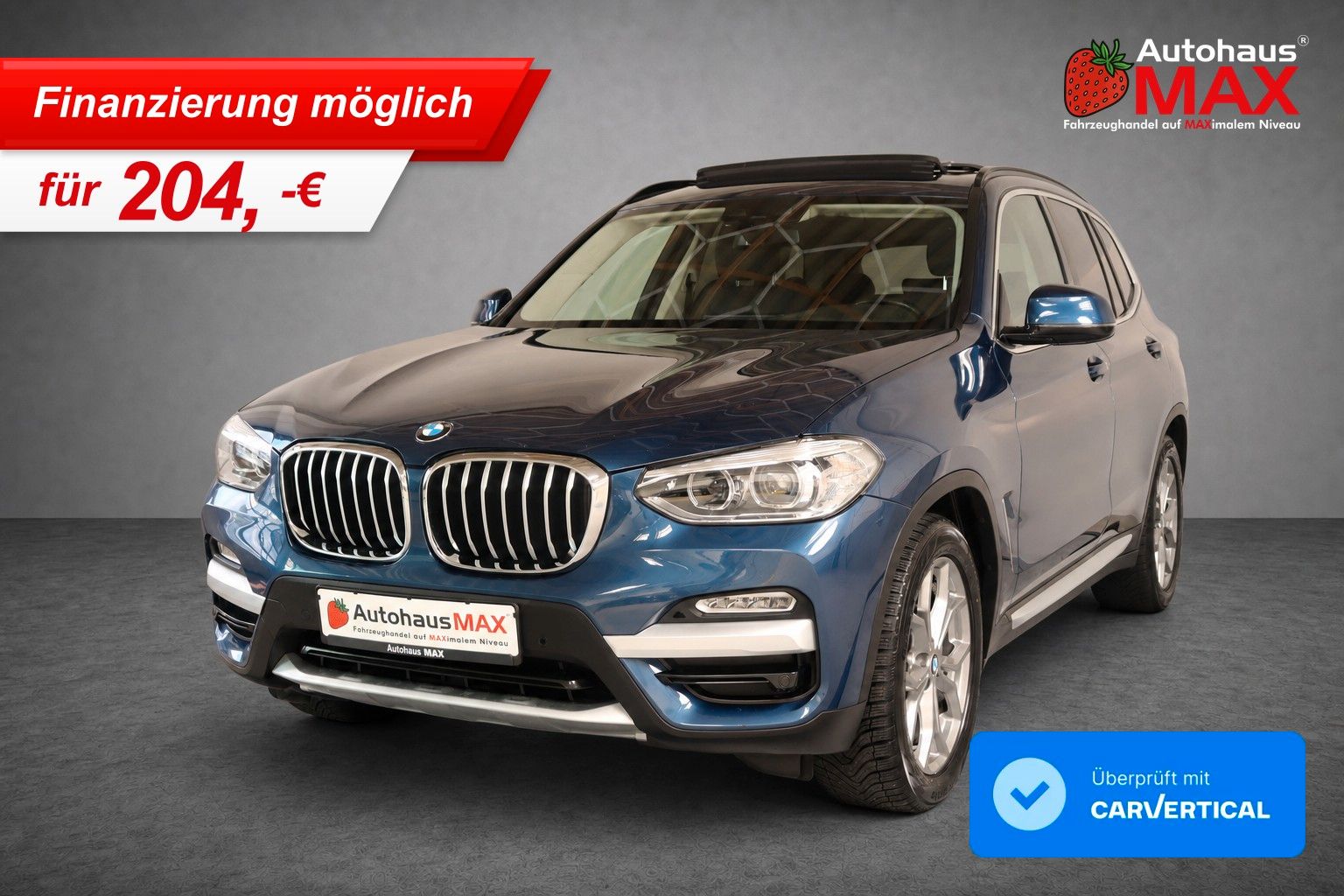 BMW X3 xDrive 30 d xLine~PANO~Shadow~Touch~AHK schwe