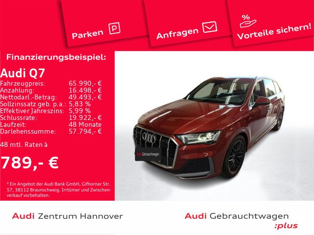 Audi Q7 S line 50 TDI quattro Pano AHK Matrix Kamera