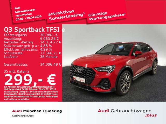 Audi Q3 Sportback TFSI e 45 e 180(245) kW(PS) S troni