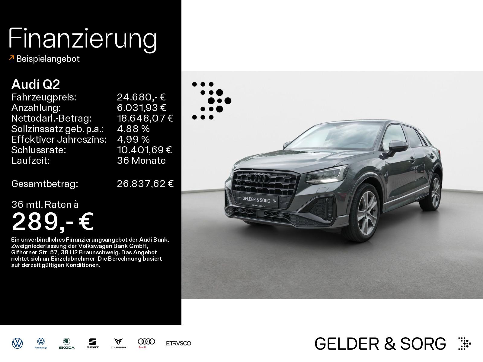 Audi Q2 35 TDI  S line virtual|RFK|LED|black