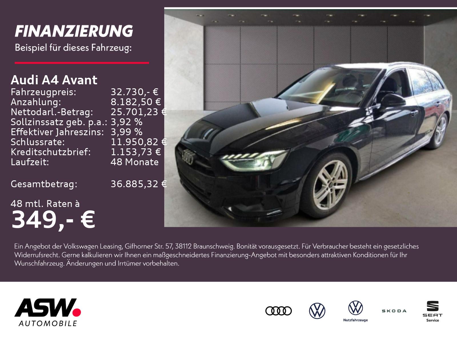 Audi A4 Avant S line 40 TFSI quattro S tronic B&O VC