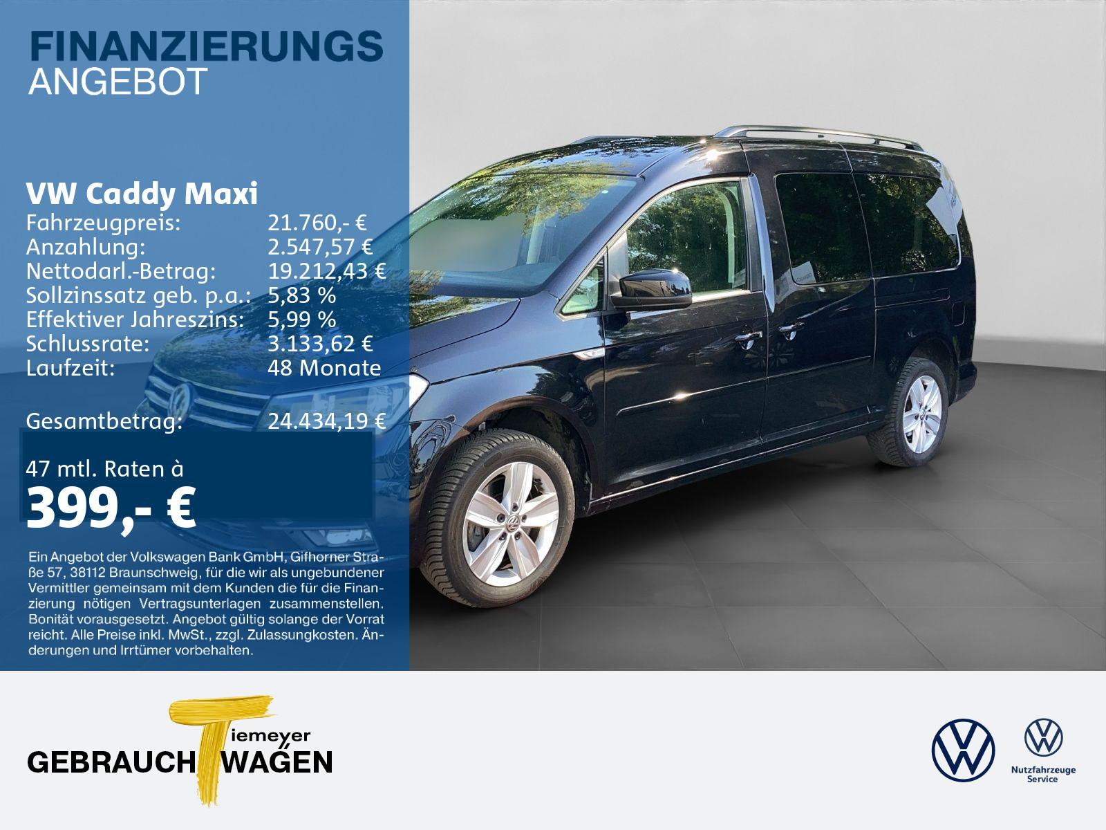 Volkswagen Caddy Maxi 1.4 TSI DSG COMFORTLINE LM16 GJR SHZ