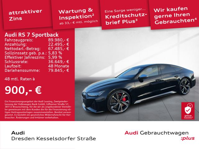 Audi RS 7 Sportback 4.0 TFSI Q. HUD Pano Navi LED Kam