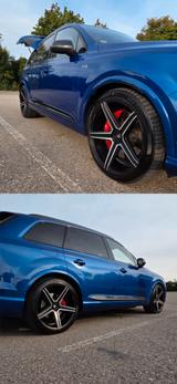 Audi SQ7 4.0 TDI pano,Headup,7 sitze... - blaue Audi SQ7