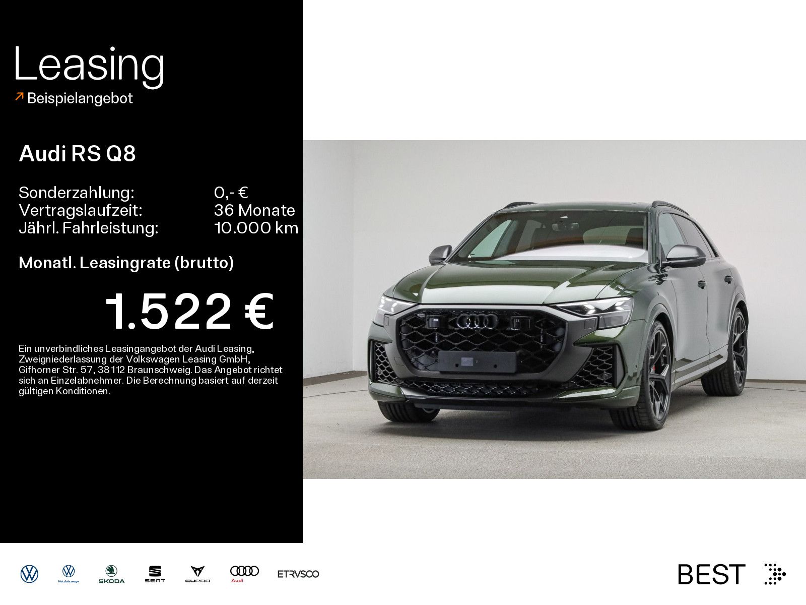 Audi RS Q8 performance SOFT*HUP*KERAMIK*LASER*FAHRWER