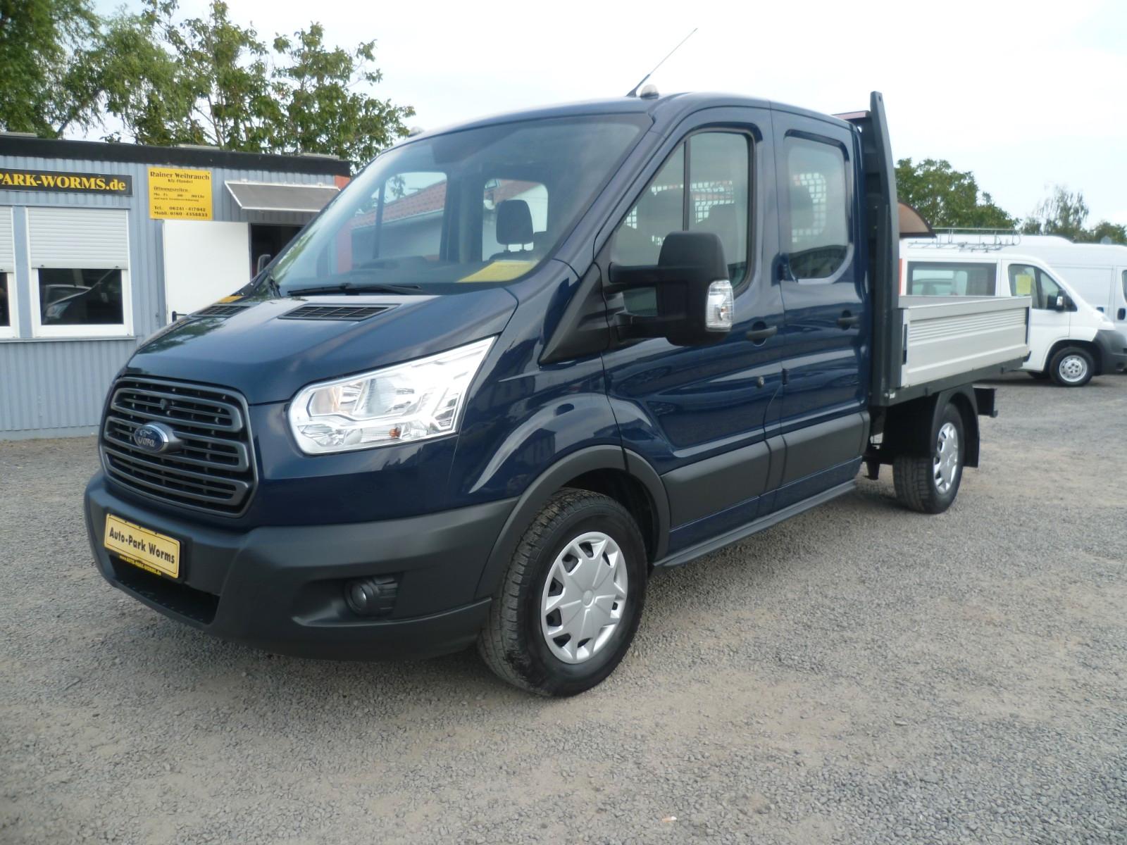 Ford Transit Pritsche L2 DoKa 7-Sitze Klima Tempo AHK