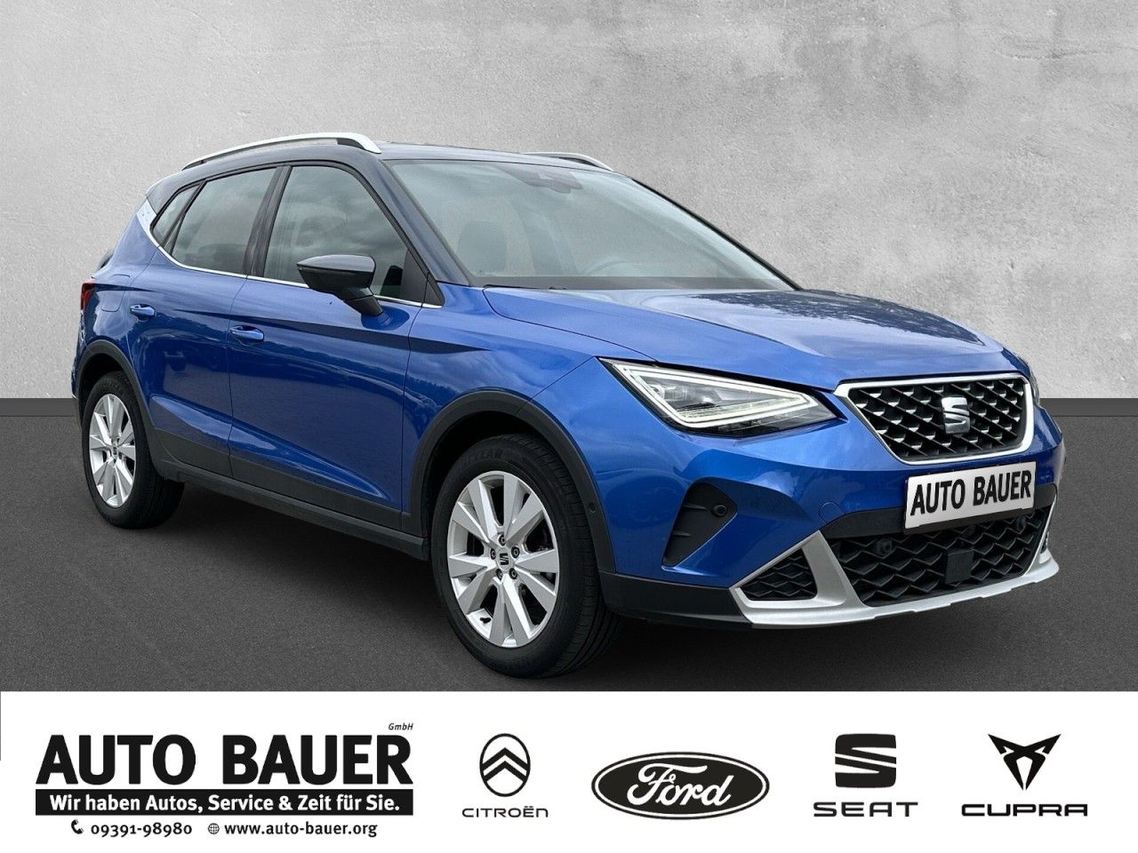 Fahrzeugabbildung SEAT Arona Xperience 1.0TSI 110 PS DSG-Navi*Cam* - mit KI generiert/bearbeitet