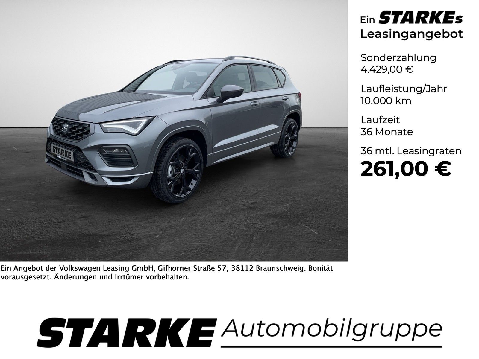 Seat Ateca FR 1.5 TSI DSG Black Edition  AHK Navi LED