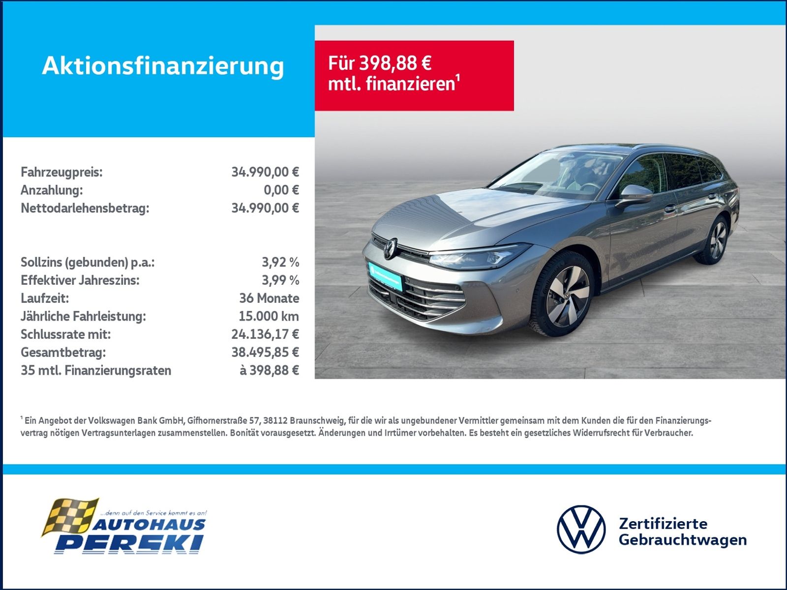 Volkswagen Passat Variant 1.5 eTSI Business DSG AHK KLIM foto 1