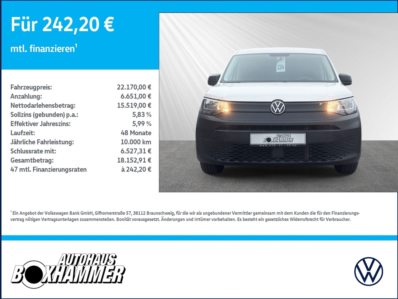 Volkswagen Caddy Kasten 2,0 TDI TEMPOMAT APP.CONNECT DAB foto 3