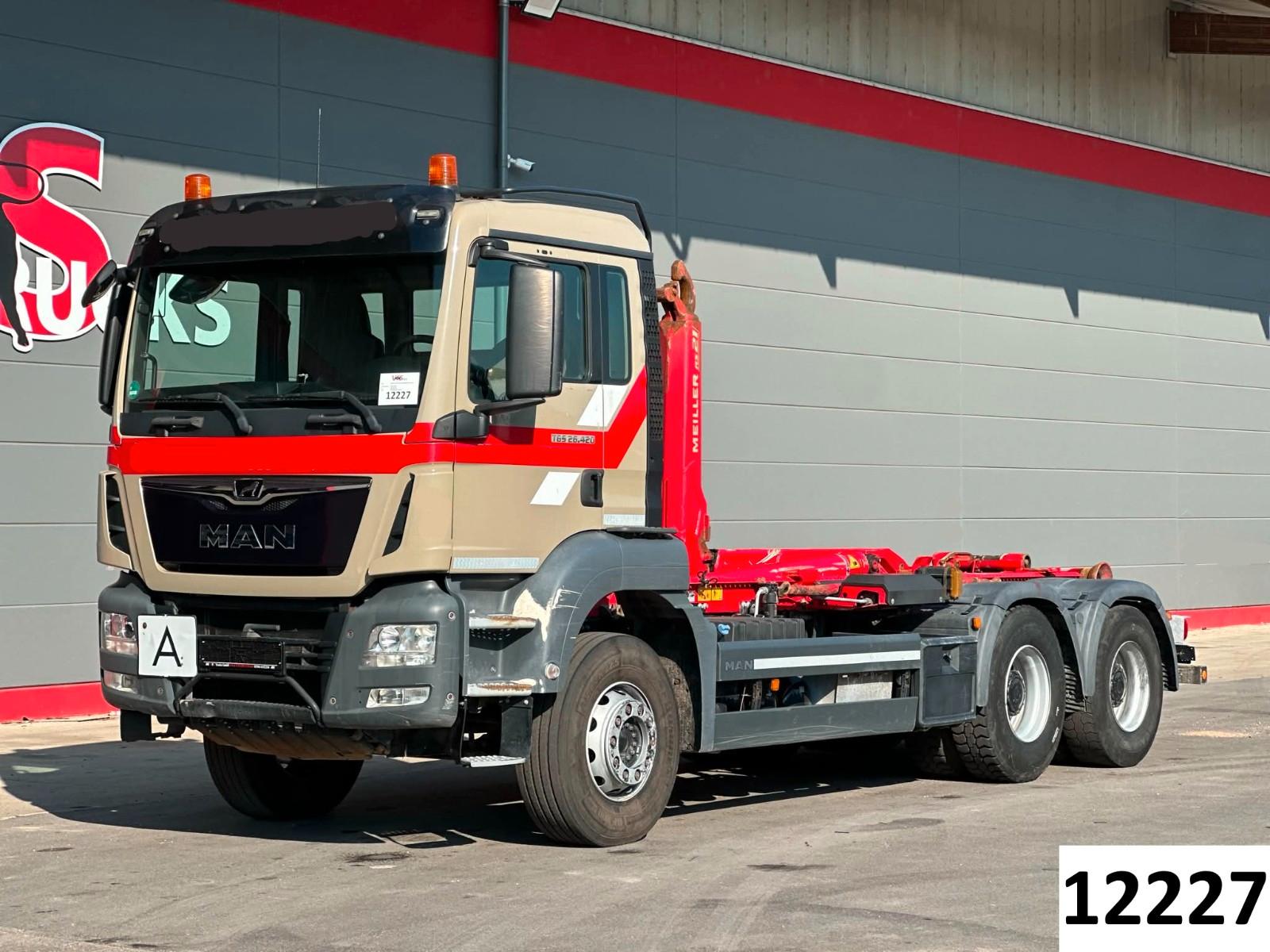 MAN TGS 26.420 6x4 BL MEILLER RS 21.65 AK Navi Klima