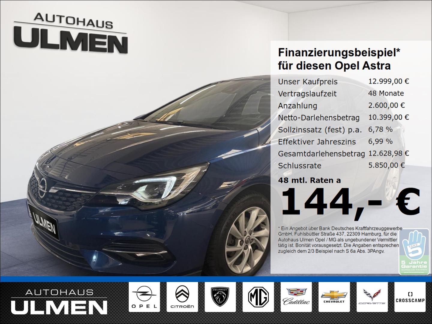 Opel Astra Navi+BT Voll-LED Totwinkel PDCvo+hi+Kamera